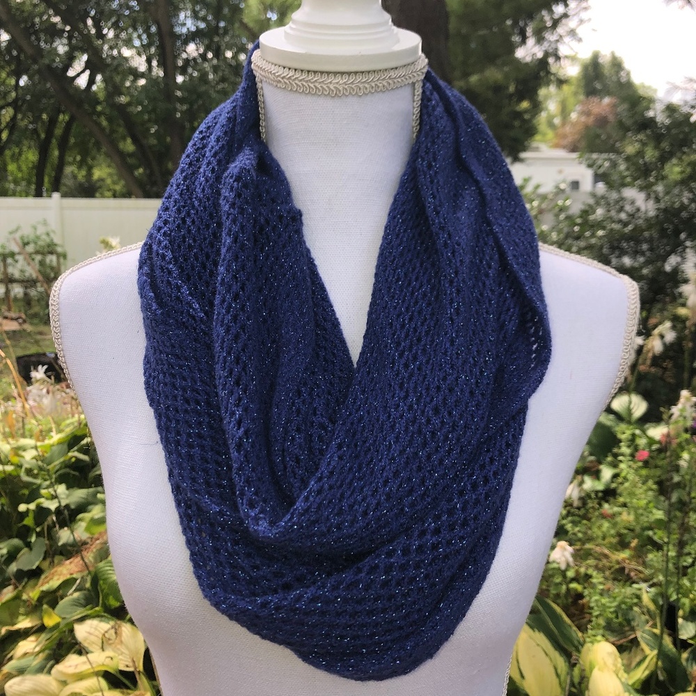 Blue Sparkly Infinity